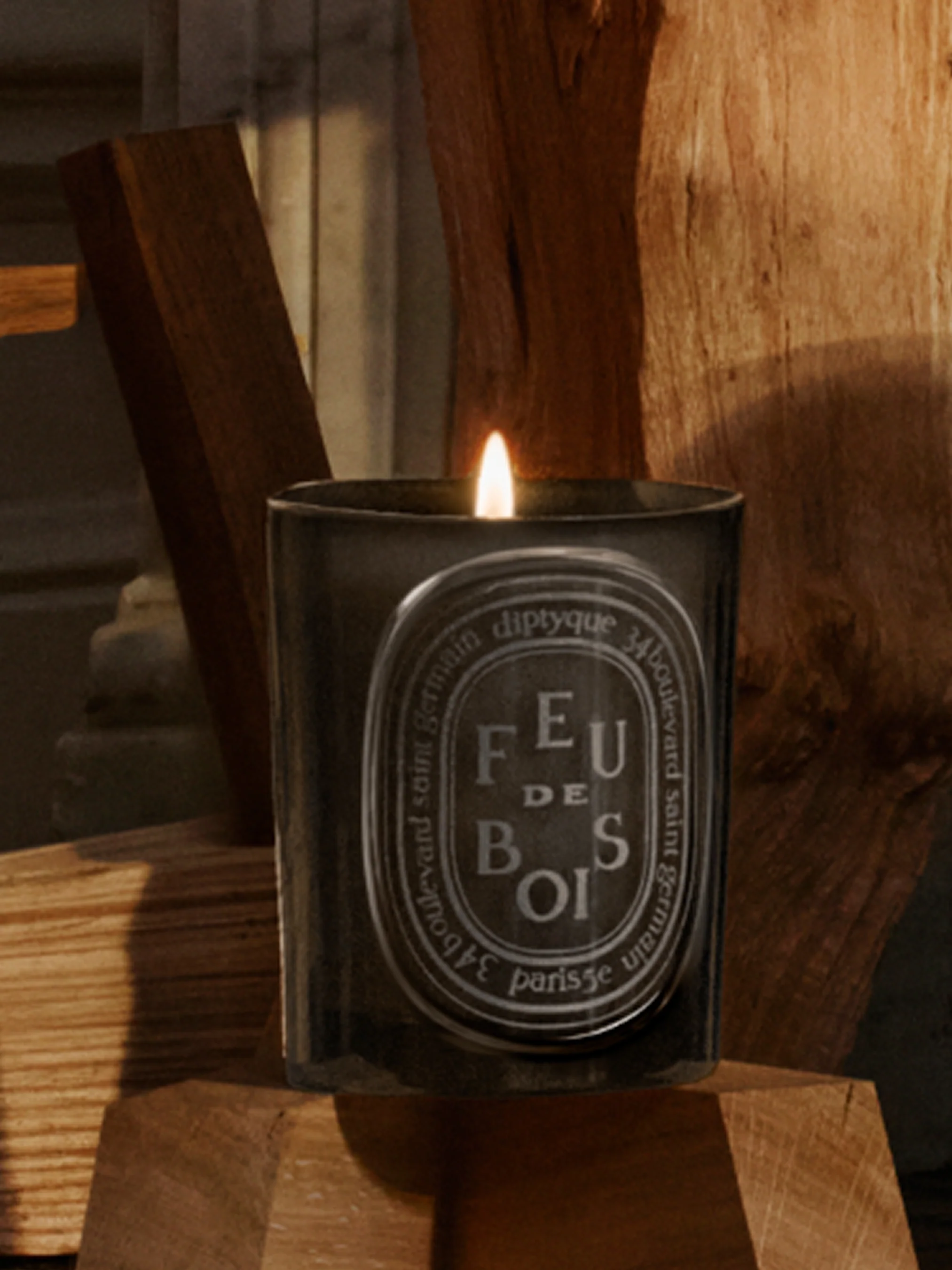 Feu de Bois (Wood Fire) - Medium Candle - Image 3