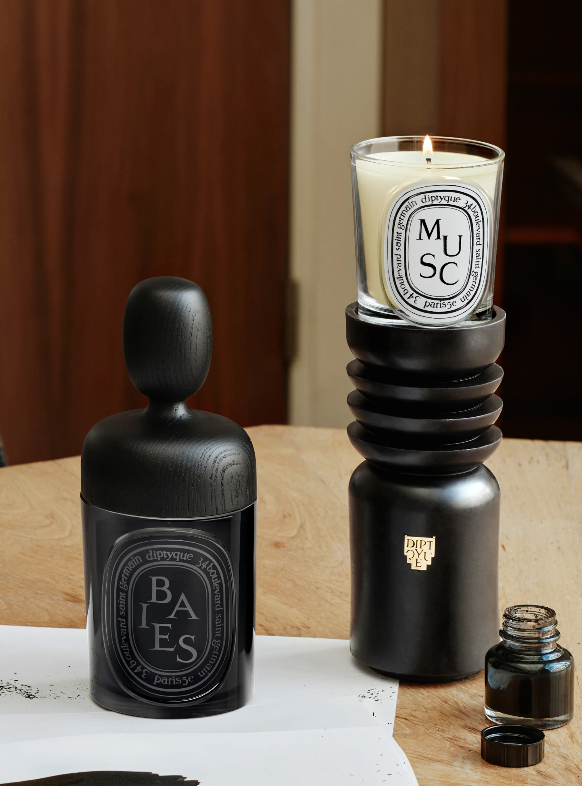Medium chess candle holder - For classic candles - Image 5
