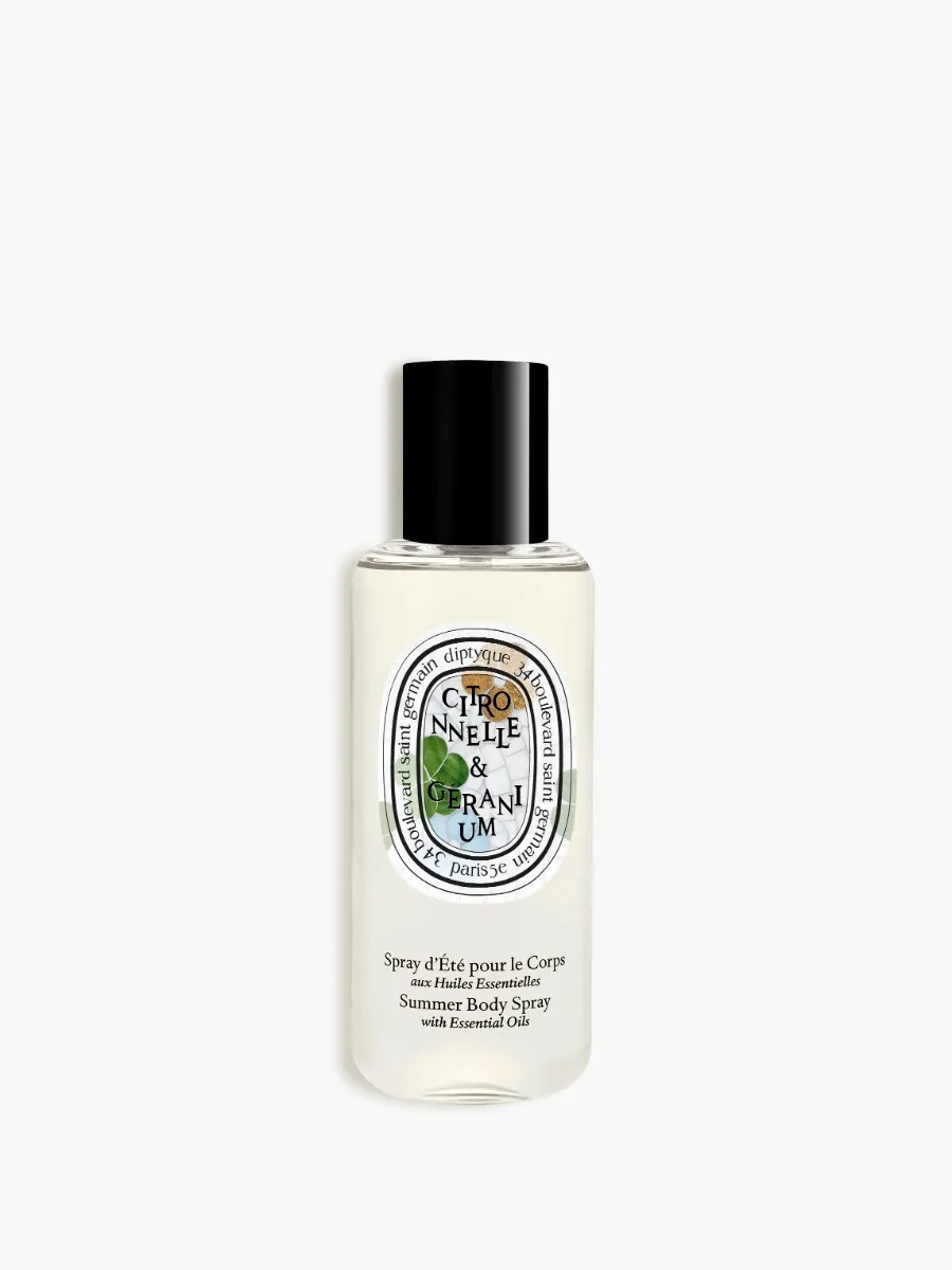 Lemongrass & Geranium - Summer body spray with essential oils - Image 3